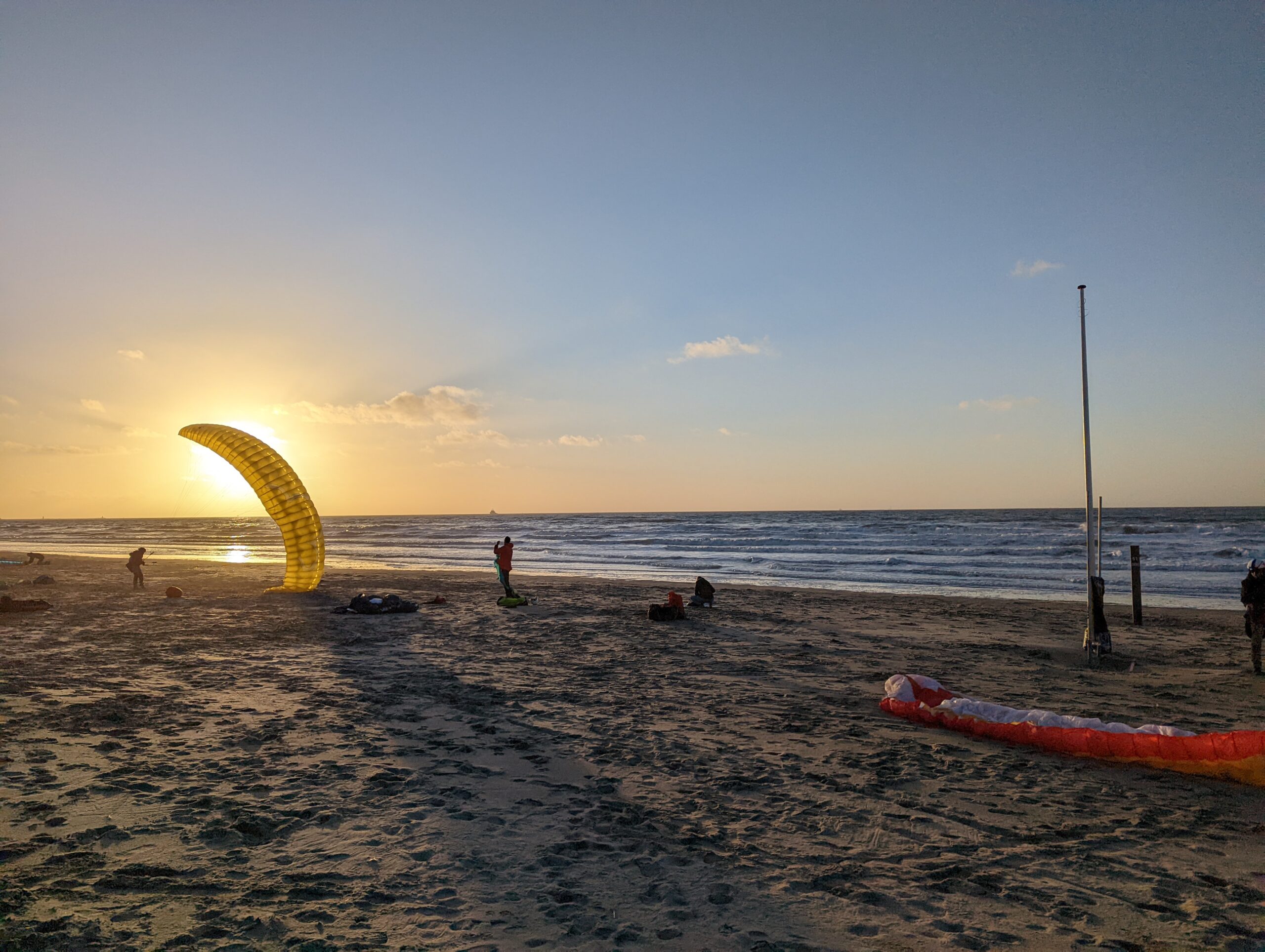 Parakiting beach