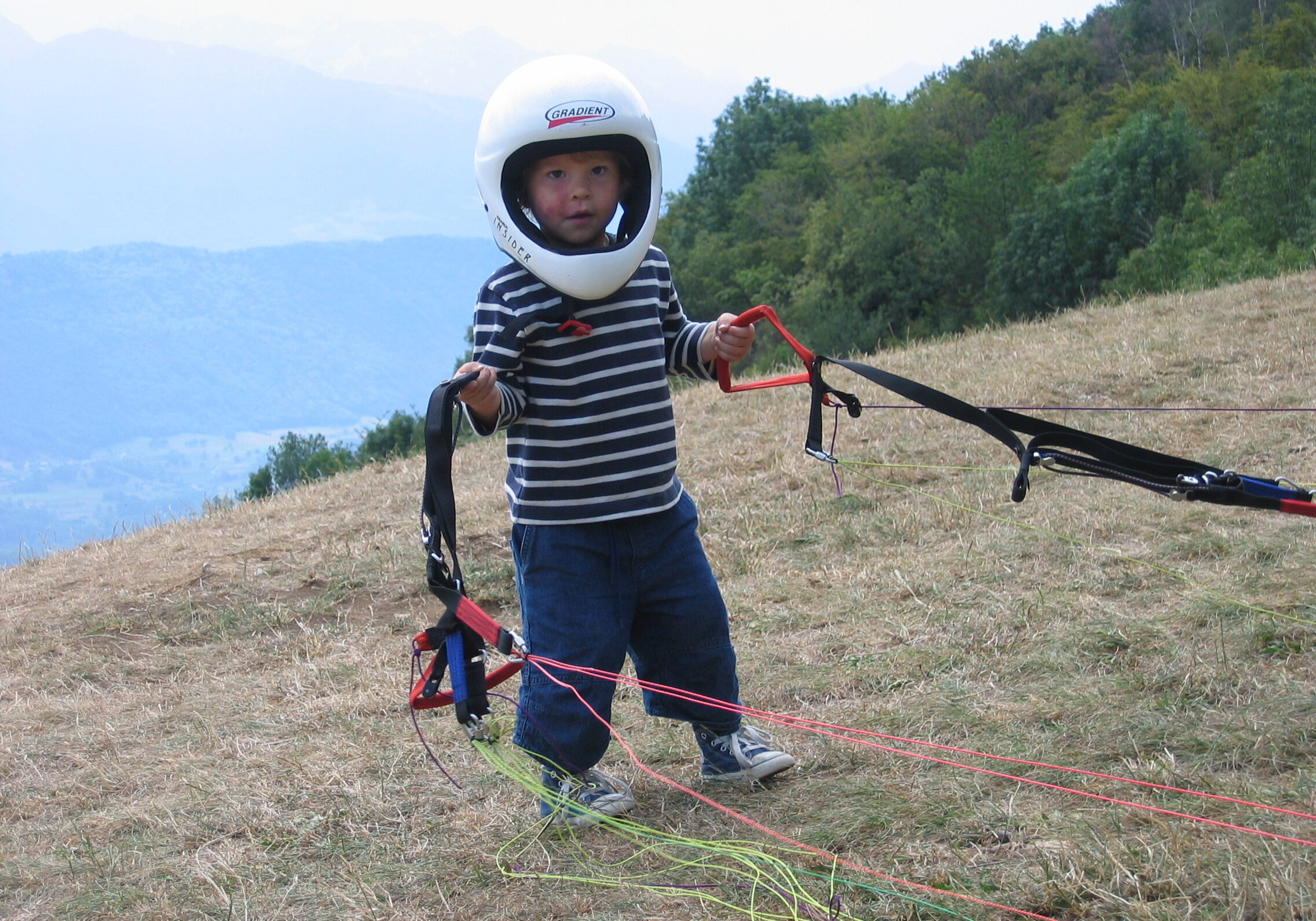 Olivier met de risers