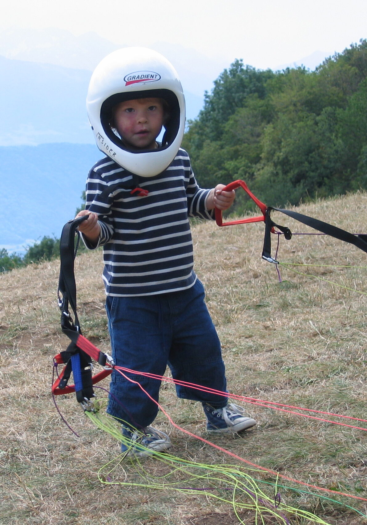 Olivier met de risers